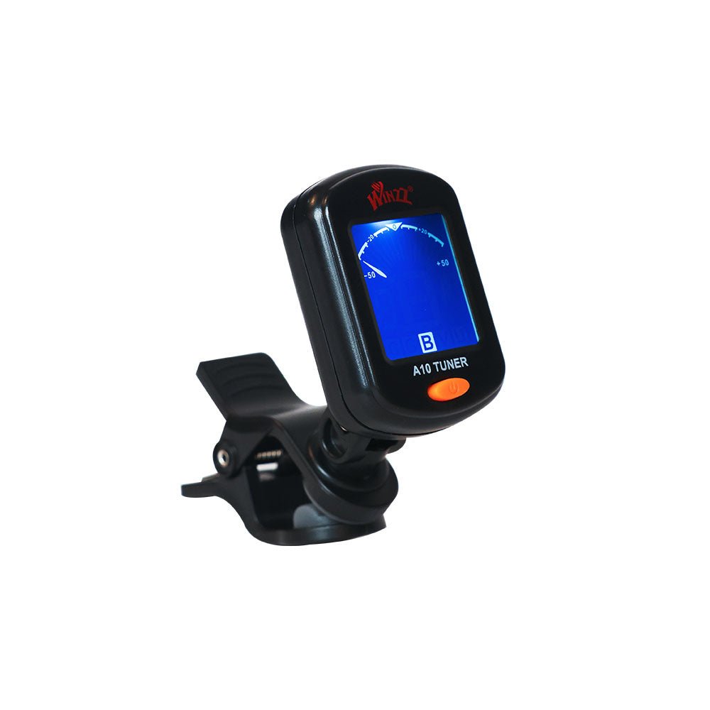 WINZZ A10 Guitar Tuner Clip On for Acoustic/Electric Guitar, Ukulele, Violin, Bass, Banjo & Chromatic Tuning Modes - winzzguitars